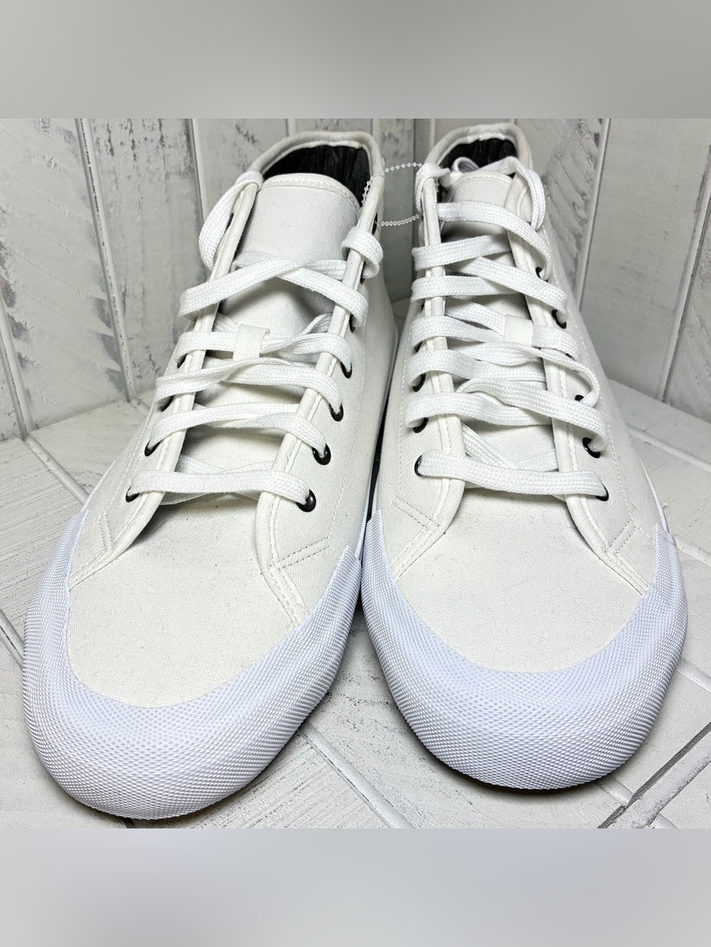 Dockers Men’s Shoes High Top Lace Up Sneakers Off White Color Size 13M 2022